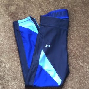 Under armor ladies blue workout pants